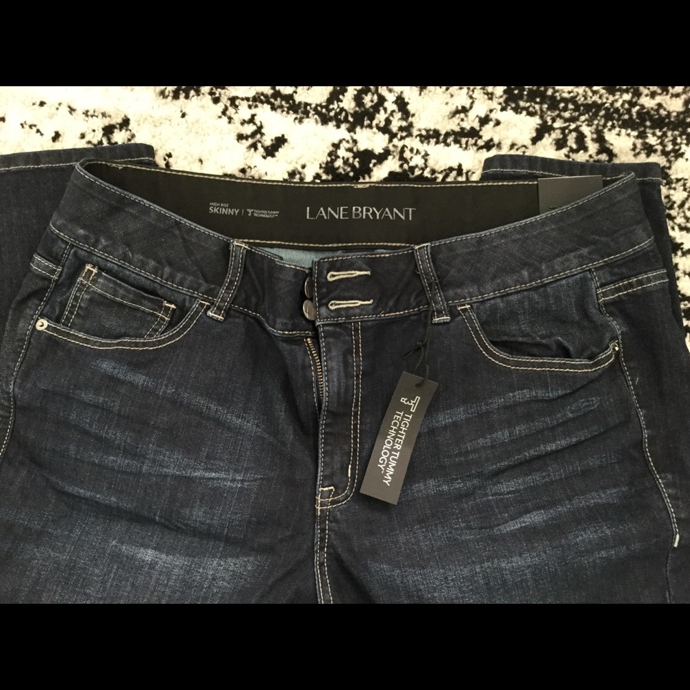 Lane Bryant High Rise Skinny Jeans
